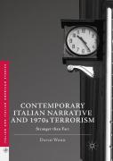 Contemporary Italian Narrative And 1970s Terrorism