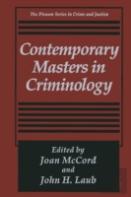 Contemporary Masters In Criminology