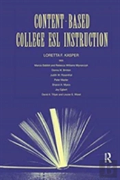 Content-Based College Esl Instruction