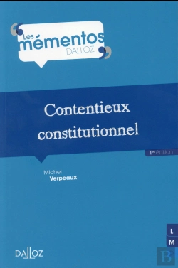 Bertrand.pt - Contentieux Constitutionnel - 1re Edition