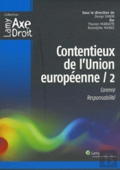 Contentieux De L'Union Europeenne Ii