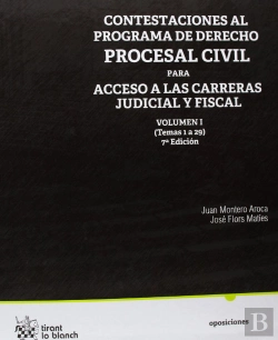 Bertrand.pt - Contestaciones Al Programa De Derecho Procesal Civil Para Acceso A Las Carreras Judicial Y Fiscal I