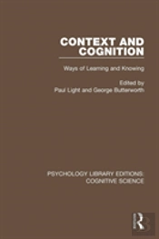 Context And Cognition
