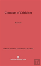 Contexts Of Criticism