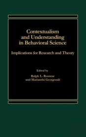 Contextualism And Understanding In Behavioural Science