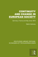 Continuity And Change In European Society