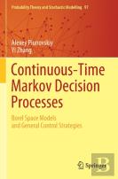 Continuous-Time Markov Decision Processes