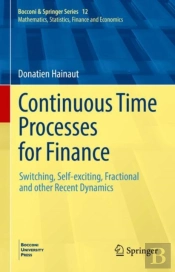 Continuous Time Processes For Finance