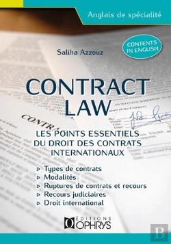 Bertrand.pt - Contract Law ; Les Points Essentiels Du Droit  Des Contrats Internationaux
