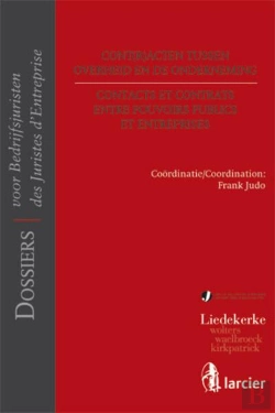 Bertrand.pt - Contracten Tussen Overheid En Onderneming  Contacts Et Contrats Entre Pouvoirs Publics Et Entreprise