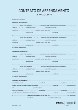 Bertrand.pt - Contrato de Arrendamento de Prazo Certo