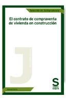 Contrato De Compraventa De Vivienda En Construccion, El