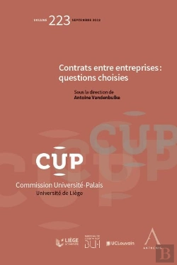 Bertrand.pt - Contrats Entre Entreprises : Questions Choisies