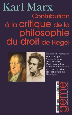 Bertrand.pt - Contribution À La Critique De La Philosophie Du Droit De Hegel