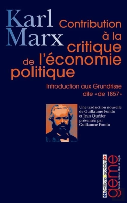 Bertrand.pt - Contribution À La Critique De L'Économie Politique ; Introduction À La Critique De L'Économie Politique
