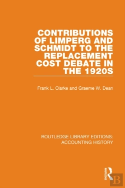 Bertrand.pt - Contributions Of Limperg And Schmidt To The Replacement Cost Debate In The 1920s