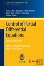 Control Of Partial Differential Equations