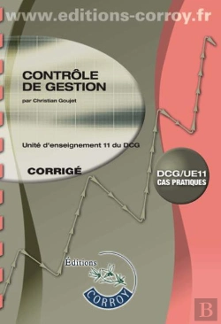 Bertrand.pt - Contrôle De Gestion ; Ue 11 Du Dcg ; Corrigé