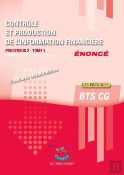 Bertrand.pt - Controle Et Production De L'Information Financiere T1 - Enonce - Processus 2 Du Bts Cg