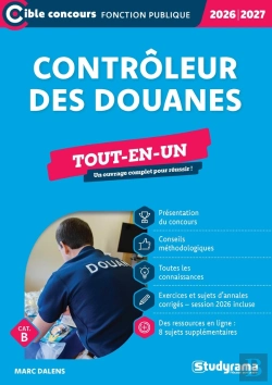 Bertrand.pt - Contrôleur Des Douanes - Tout-En-Un (Catégorie B - Concours 2026-2027)