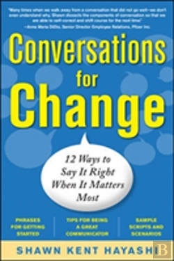 Bertrand.pt - Conversations For Change: 12 Ways To Say It Right When It Matters Most