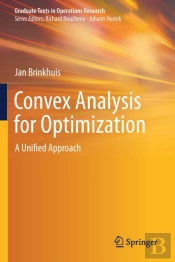 Convex Analysis For Optimization