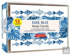 Bertrand.pt - Cool Blue Note Cards - 12 Cards