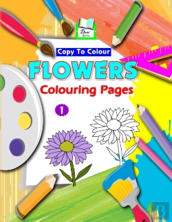 Bertrand.pt - Copy To Colour Flowers Colouring Pages