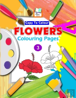 Bertrand.pt - Copy To Colour Flowers Colouring Pages