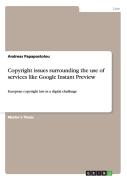 Copyright Issues Surrounding The Use Of Services Like Google Instant Preview