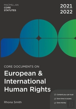 Bertrand.pt - Core Documents On European And International Human Rights 2021-22