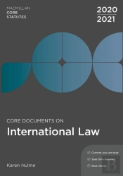 Core Documents On International Law 2020-21