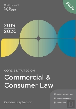 Bertrand.pt - Core Statutes On Commercial & Consumer Law 2019-20