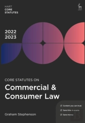 Core Statutes On Commercial & Consumer Law 2022-23