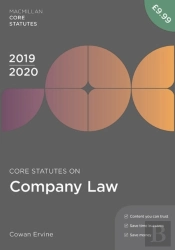 Core Statutes On Company Law 2019-20