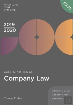 Bertrand.pt - Core Statutes On Company Law 2019-20