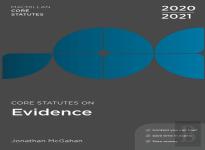 Core Statutes On Evidence 2020-21