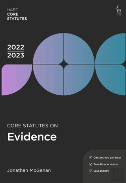 Bertrand.pt - Core Statutes On Evidence 2022-23