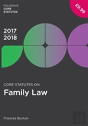 Core Statutes On Family Law 2017-18