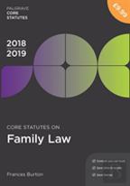 Core Statutes On Family Law 2018-19