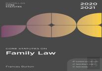 Core Statutes On Family Law 2020-21