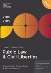 Core Statutes On Public Law & Civil Liberties 2018-19