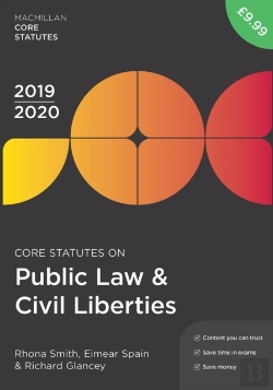 Bertrand.pt - Core Statutes On Public Law & Civil Liberties 2019-20