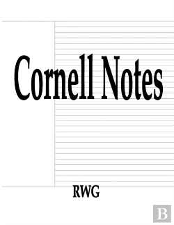 Bertrand.pt - Cornell Notes