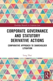 Corporate Governance And Statutory Derivative Actions