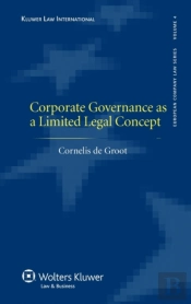 Corporate Governance As A Limited Legal Concept