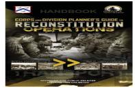 Corps And Division Planner'S Guide To Reconstitution Operations - Handbook