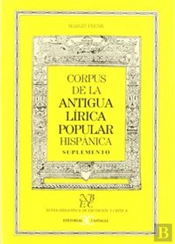Bertrand.pt - Corpus De La Antigua Lírica. Suplemento .