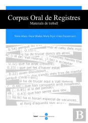 Corpus Oral De Registres. Materials De Treball (Llibre + Cd-Rom)