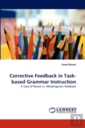 Corrective Feedback In Task-Based Grammar Instruction
